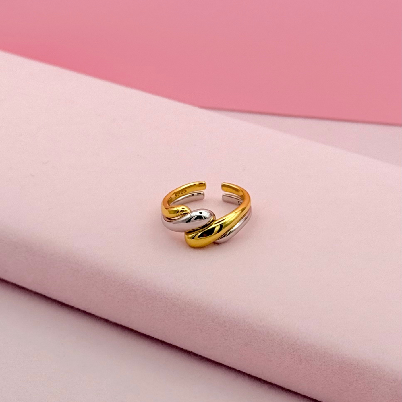 Gold and Silver Ring