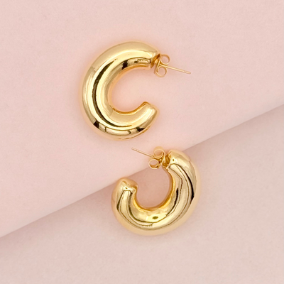 Gold Chunky Earrings