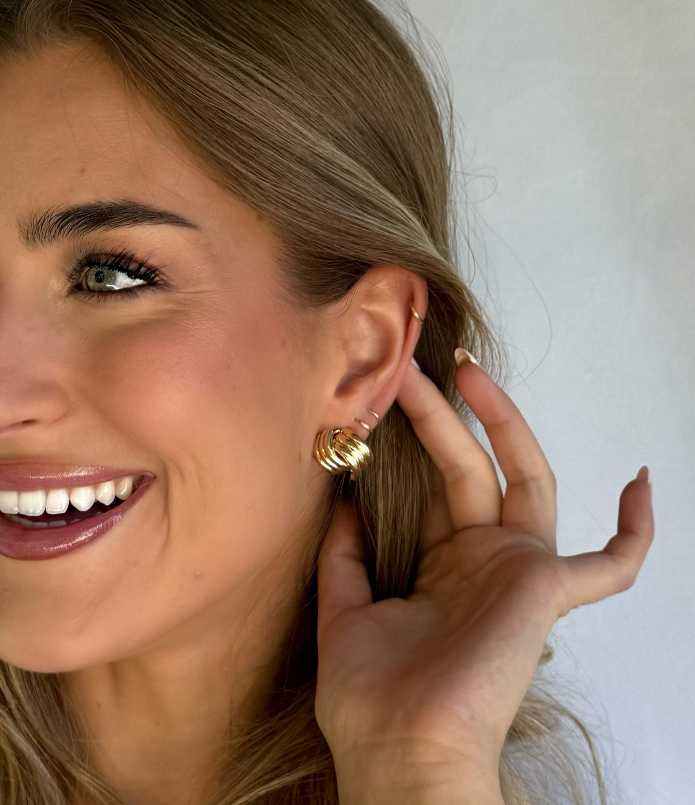 Gold Dots Earrings| Studs Earrings - trendy earring