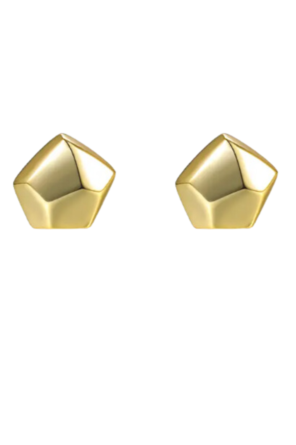 Gold Stud Earrings| Mini Geometric - trendy earring