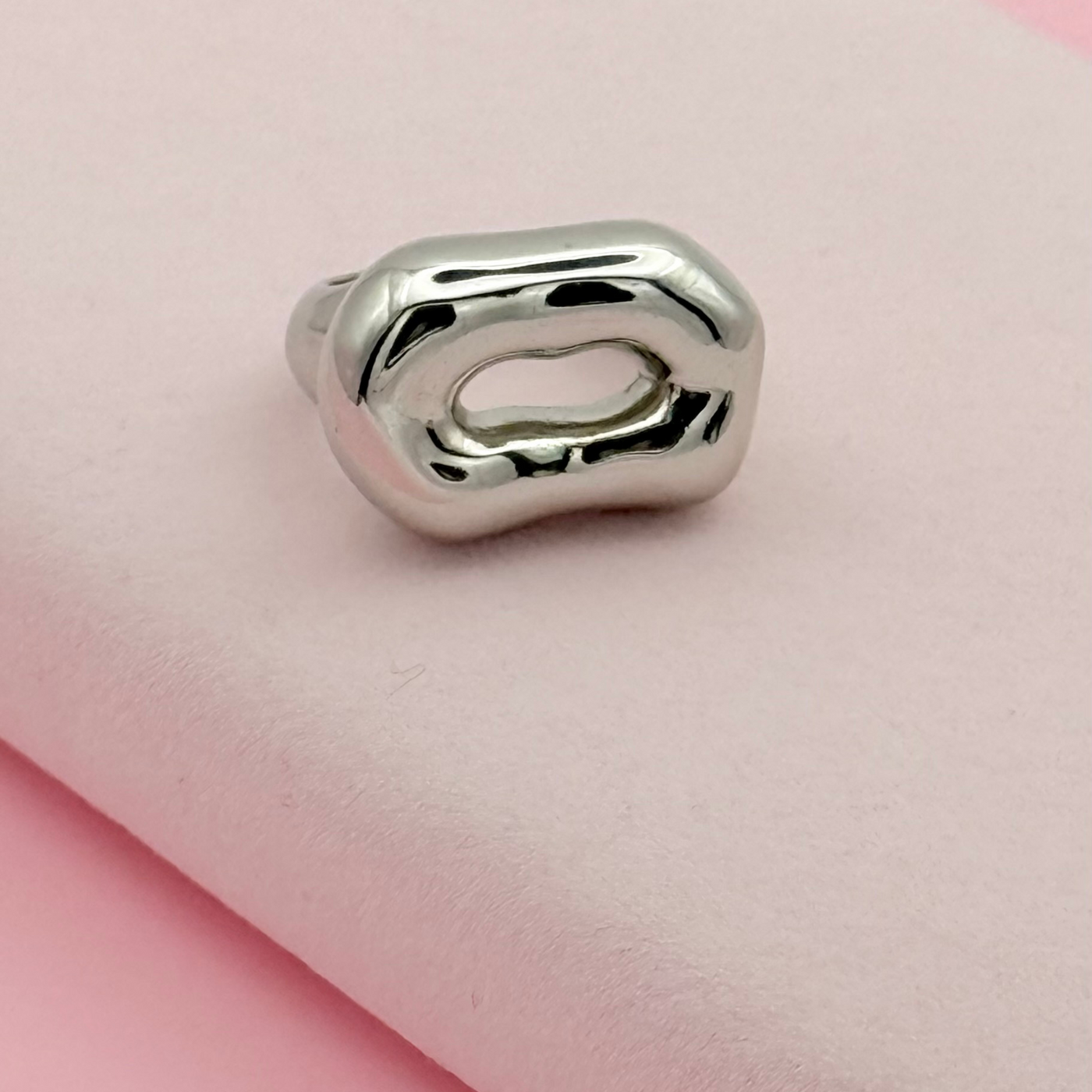Silver Chunky Ring