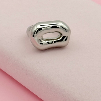 Silver Chunky Ring