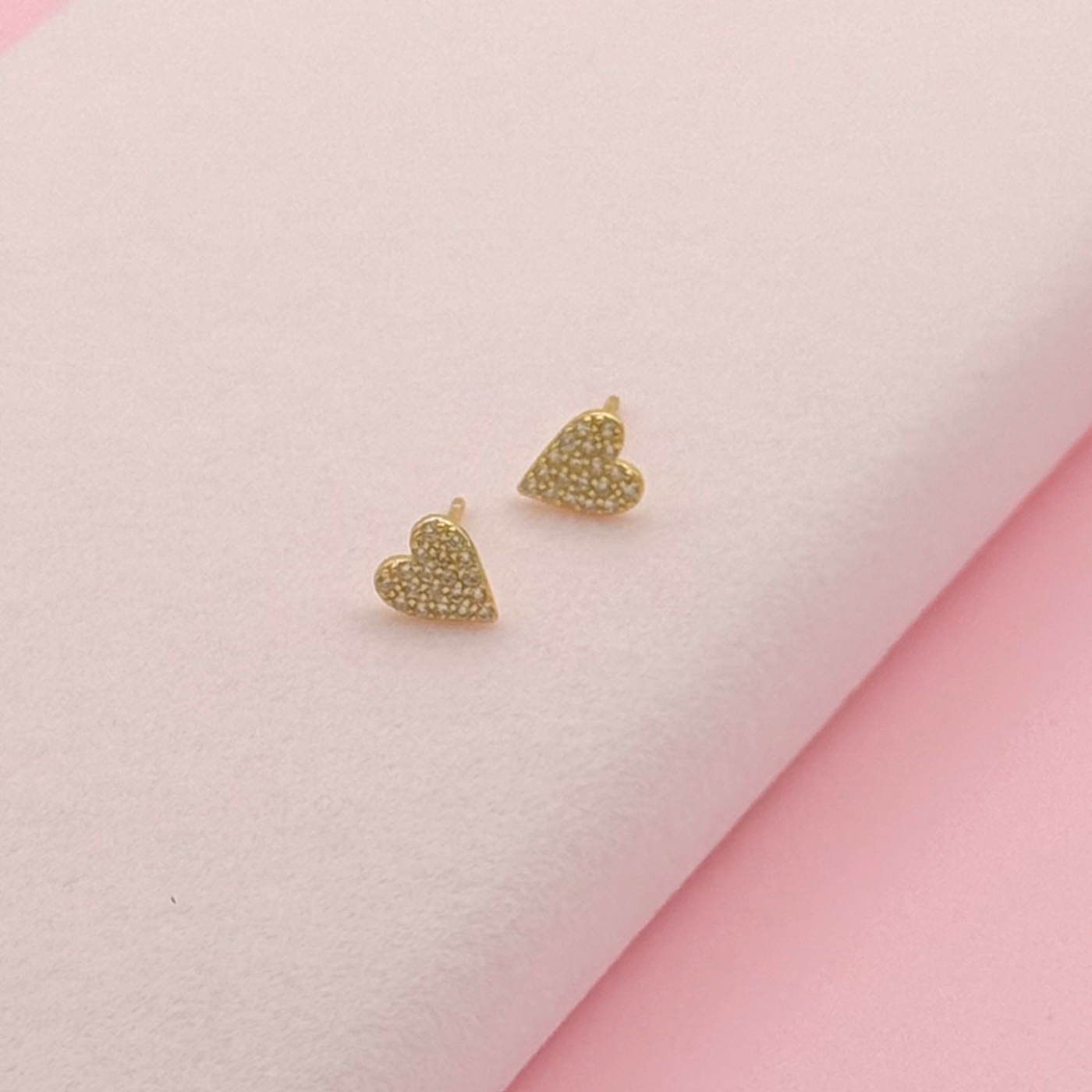 Sparkle Heart Stud